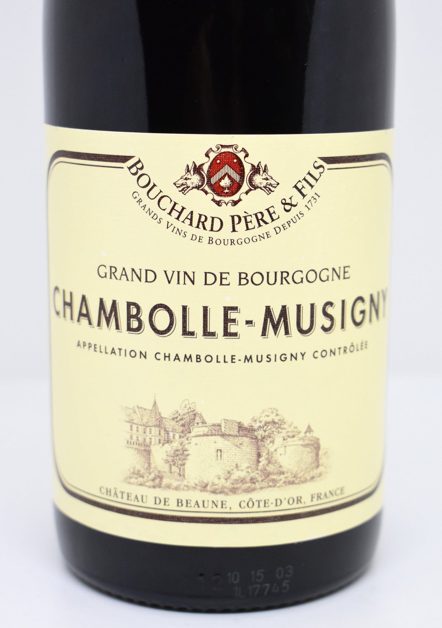 Chambolle Musigny Bouchard Père et fils prix ?