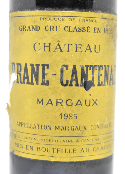 Commander vin rouge Margaux millésime 1985