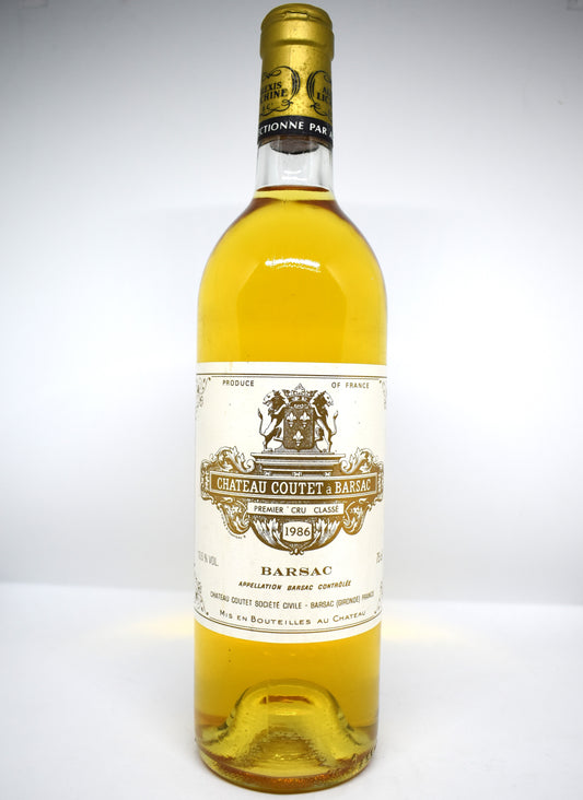 Château Coutet 1986 - Sauternes