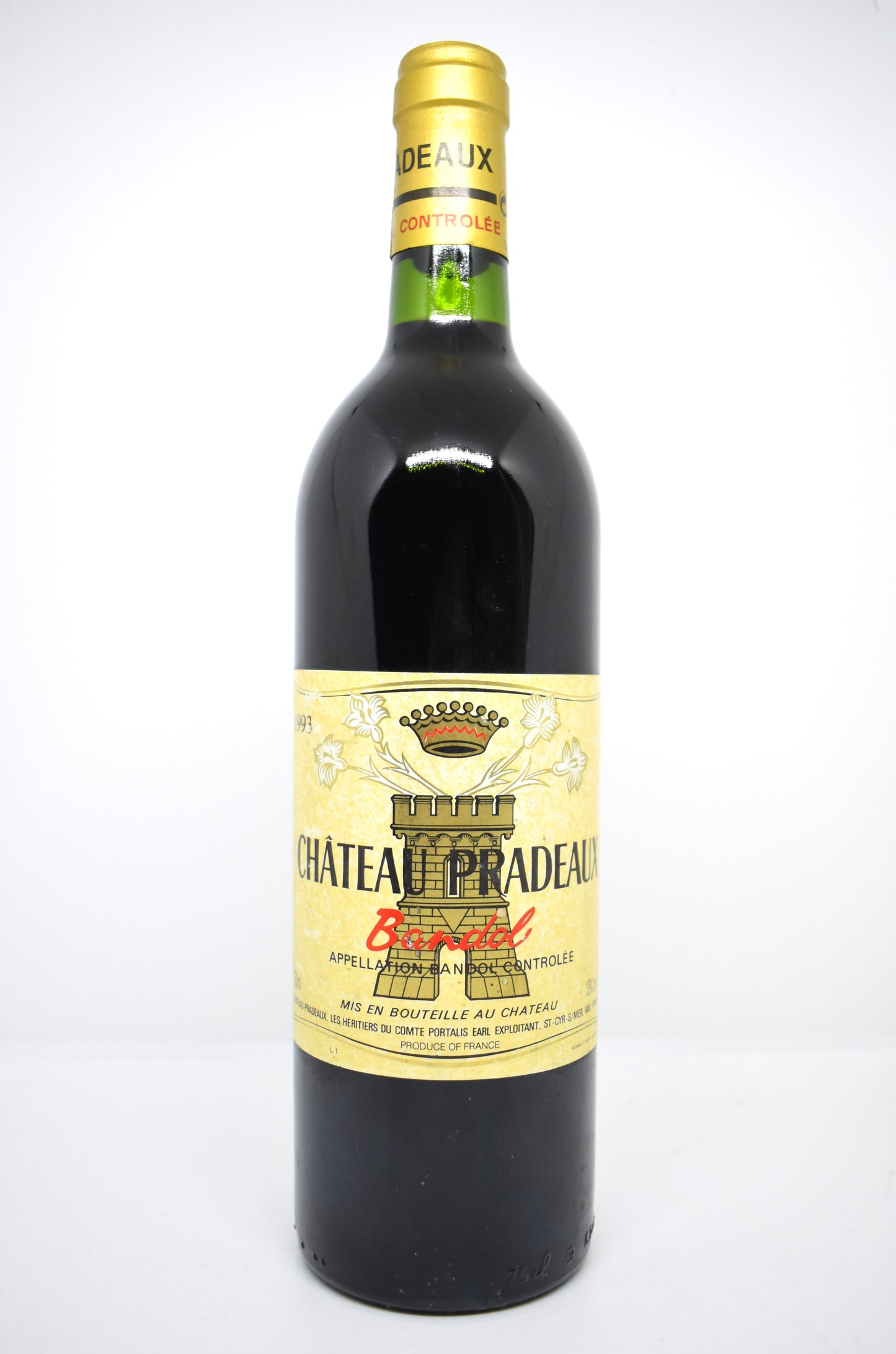 Acheter Château Pradeaux 1993 Bandol