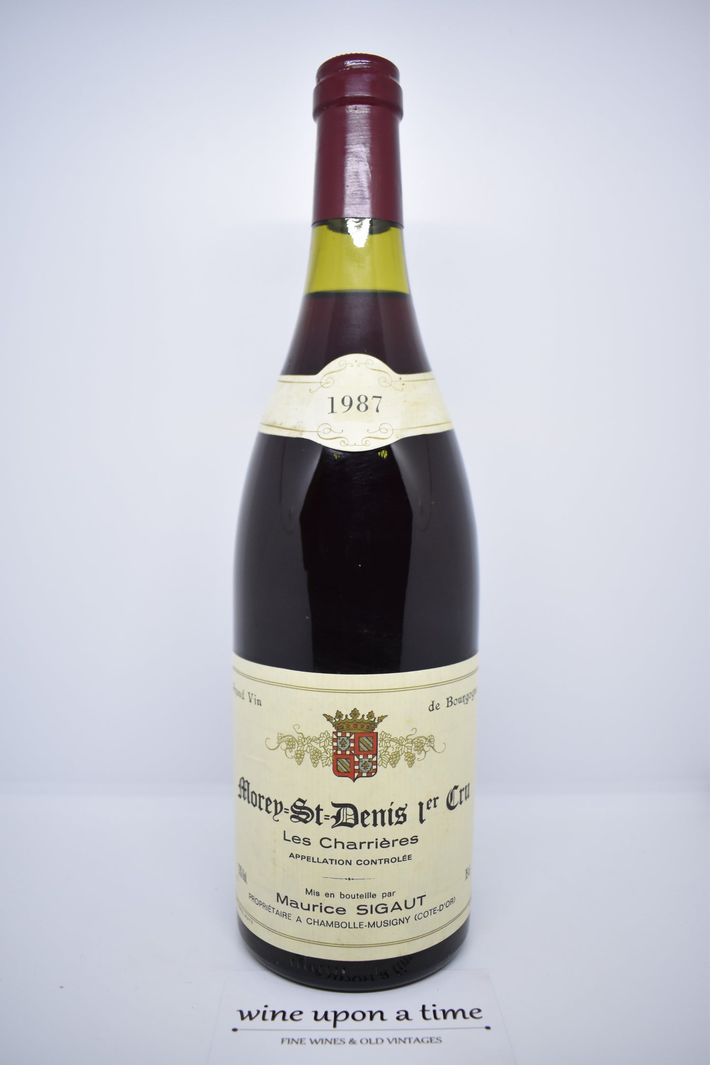 Morey-St-Denis 1er cru 1987 "Les Charrières" - Domaine Anne and Hervé Sigaut