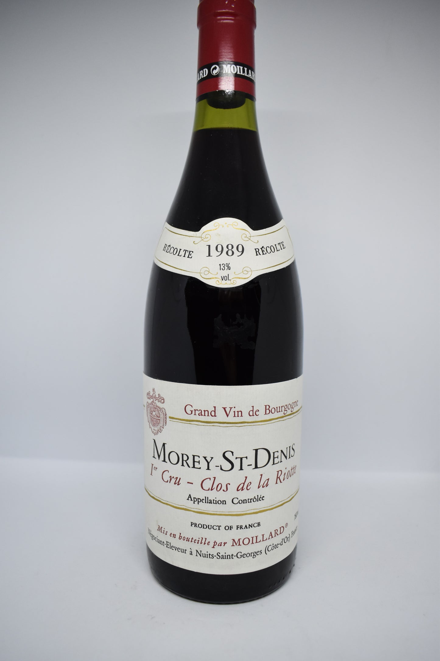 Morey-St-Denis 1er cru 1989 “Clos de la Riotte” - Moillard