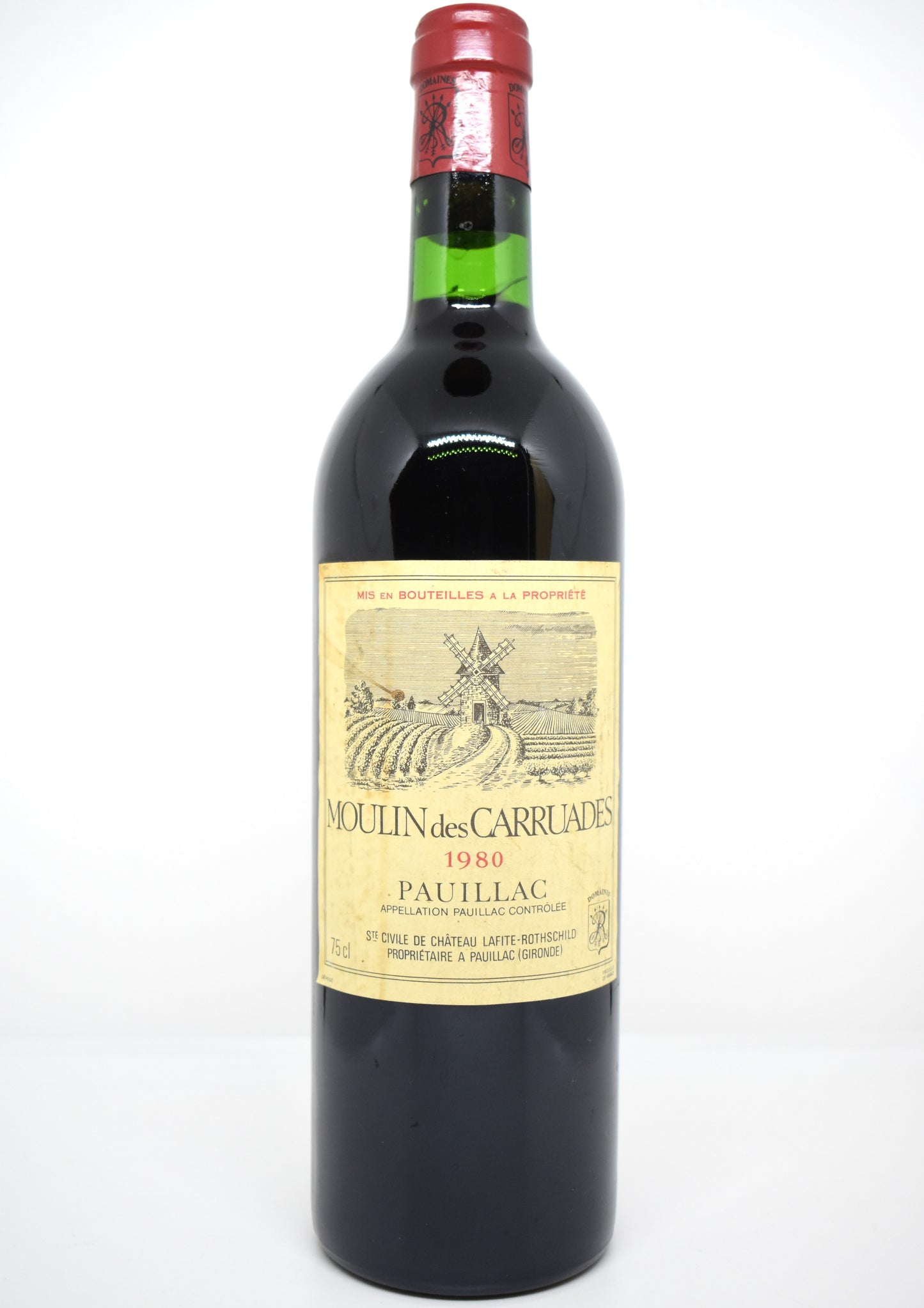 Moulin des Carruades 1980 - Pauillac - 2nd Vin Lafite Rothschild