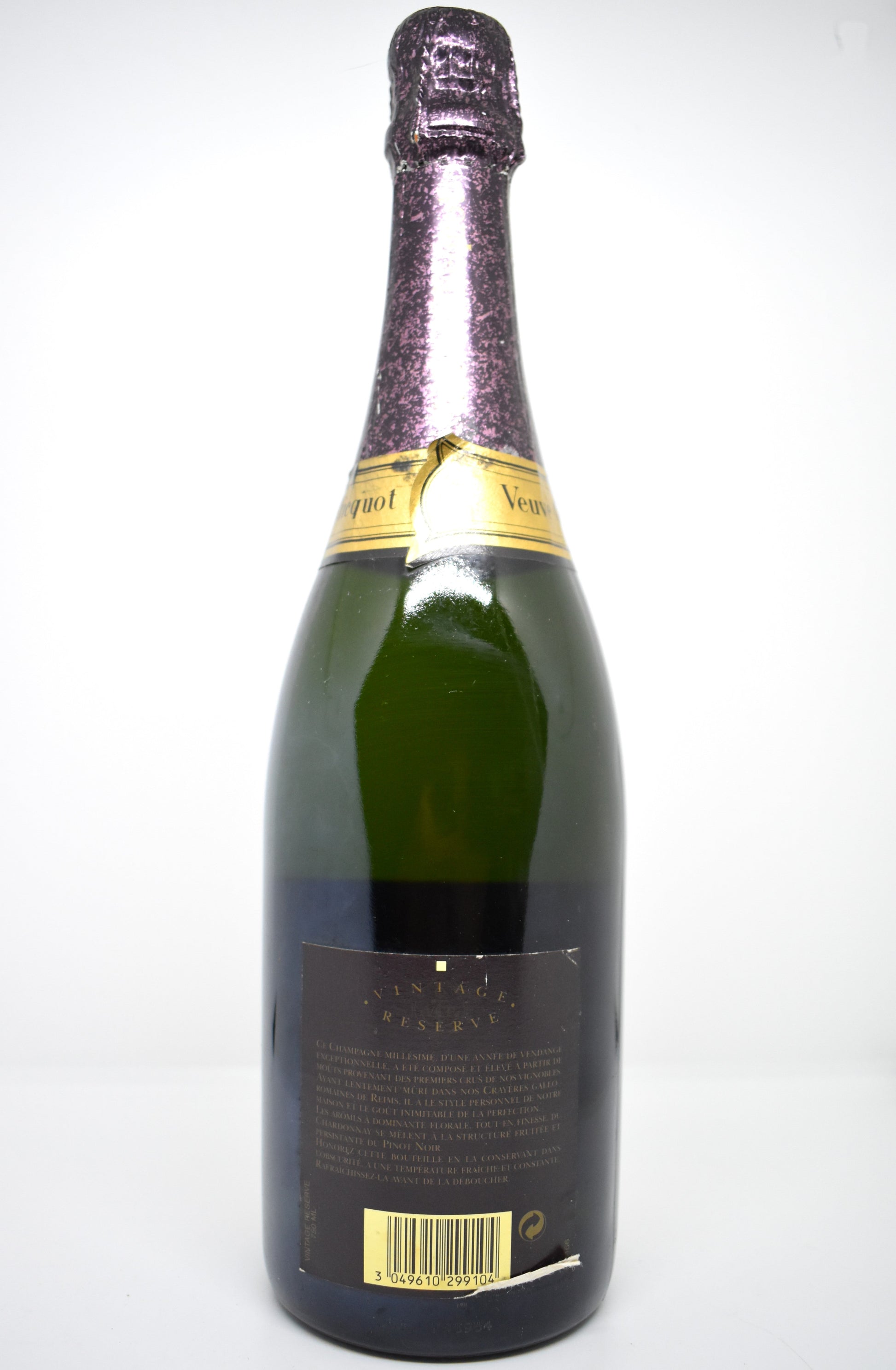 Collection vintage : Clicquot 1989 doré