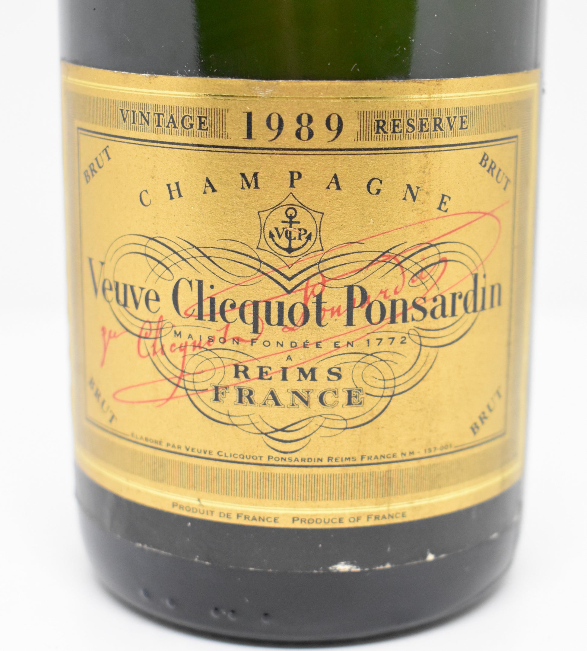 Commander Champagne Veuve Clicquot Vintage Réserve 1989 en ligne