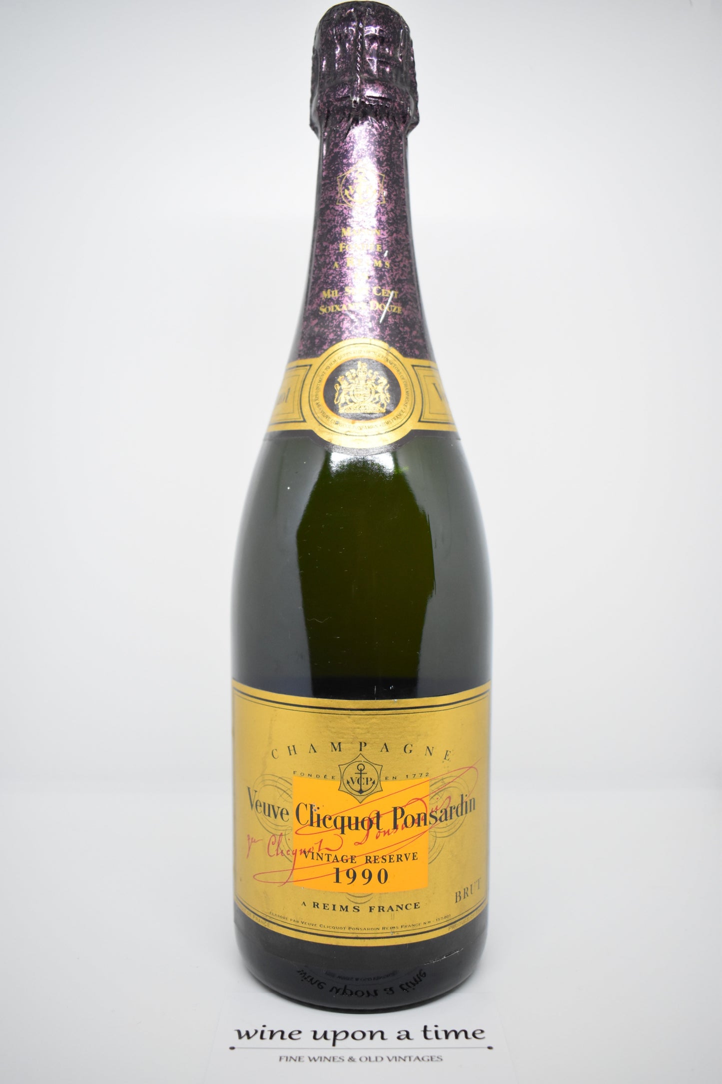 Champagne Veuve Clicquot Ponsardin vintage réserve 1990