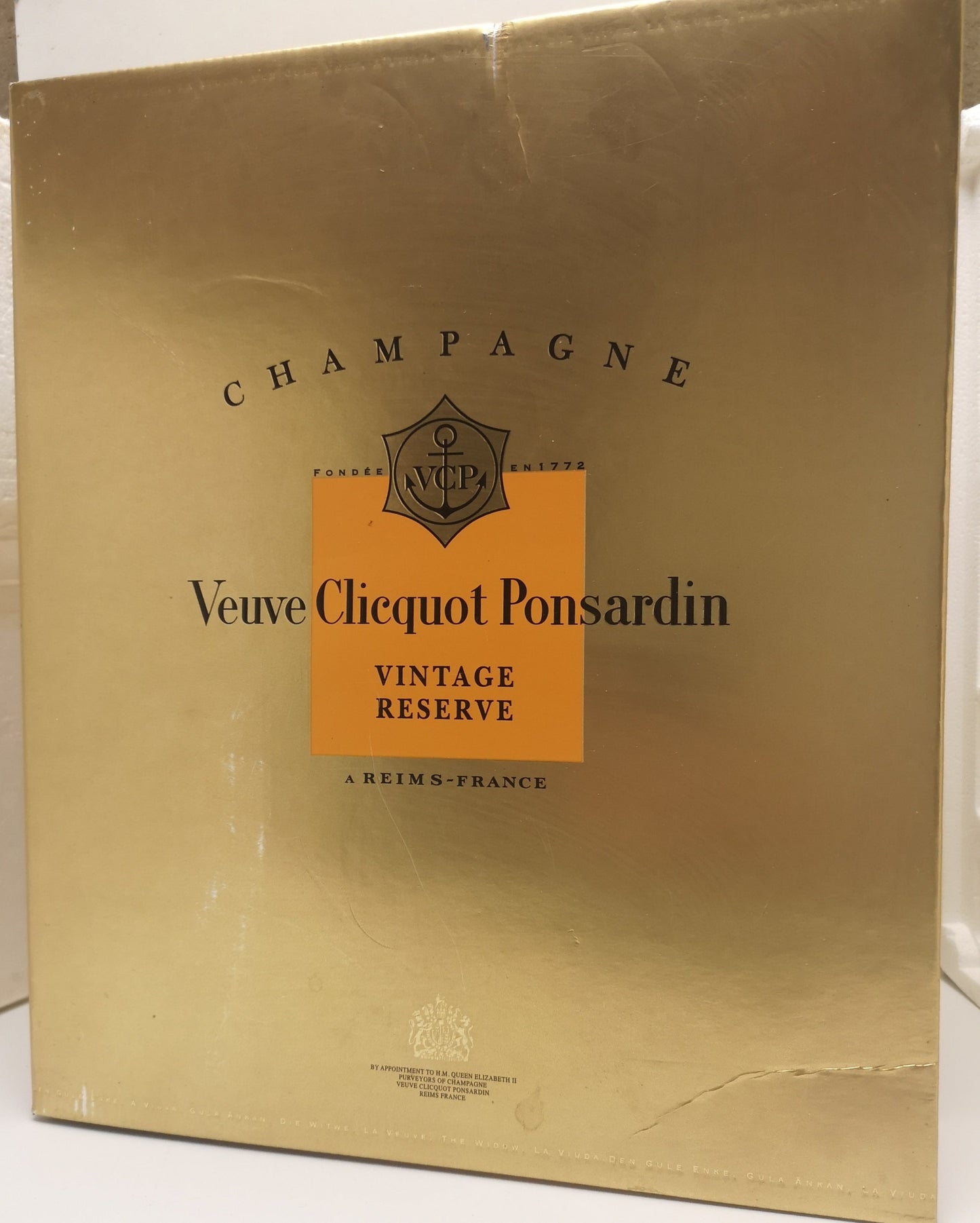 Coffret vintage reserve champagne 1995 