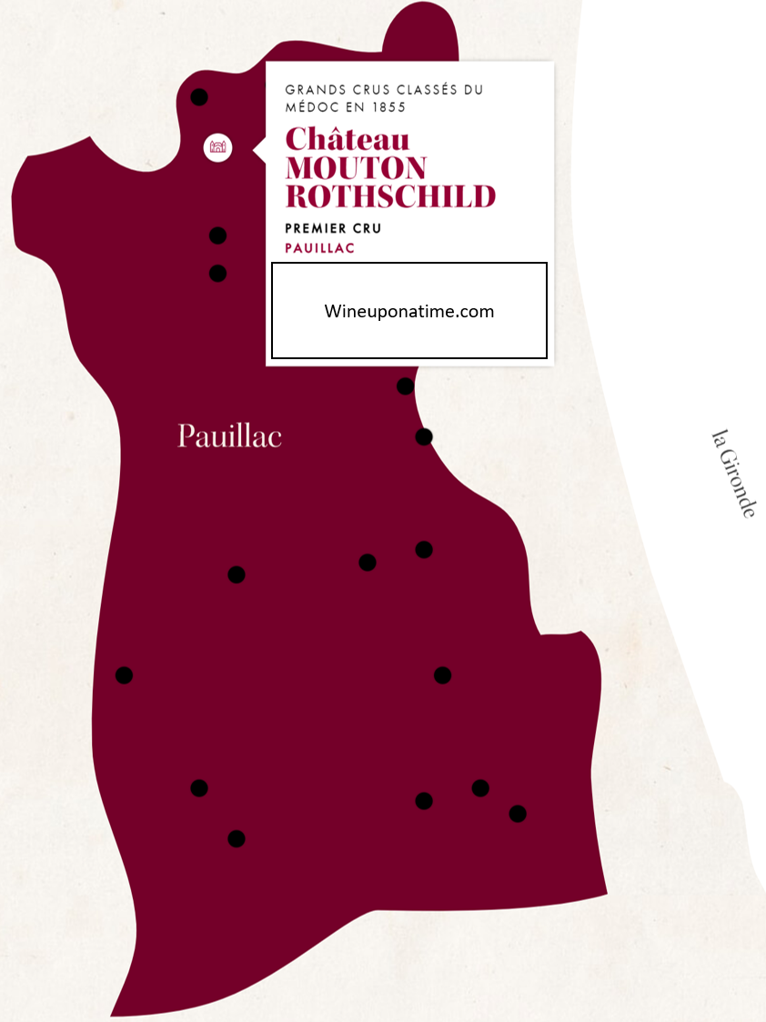 Map Mouton Rothschild